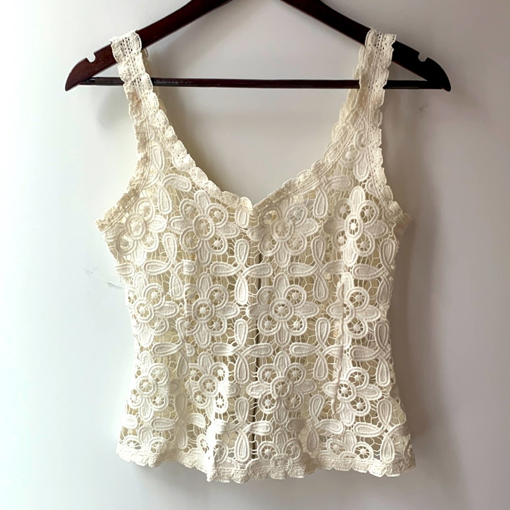 Lace tank top